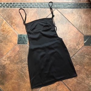 Black Silk Dress